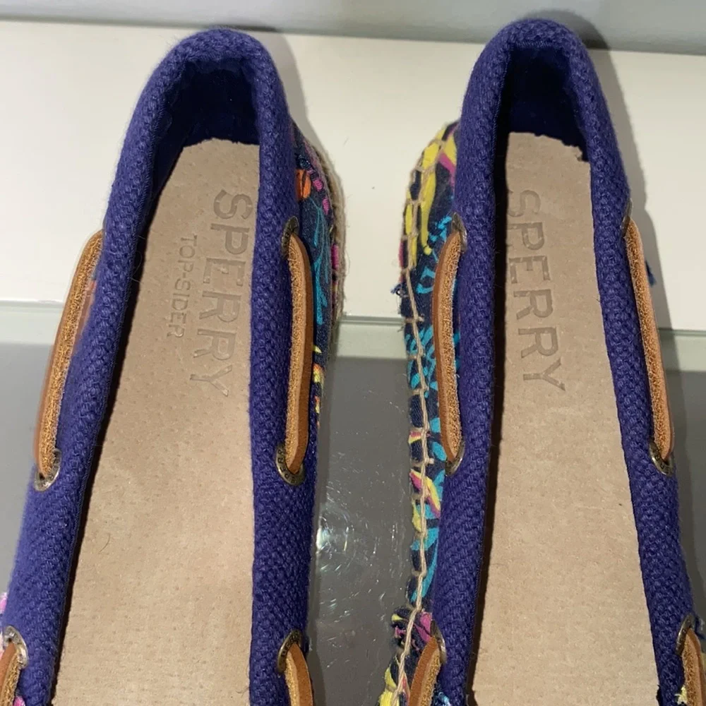 Sperry Katama Cape Espadrille Seaweed Flats Women’s Size 7.5-NWOB